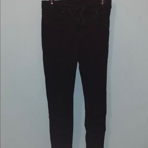 High rise black jeggings